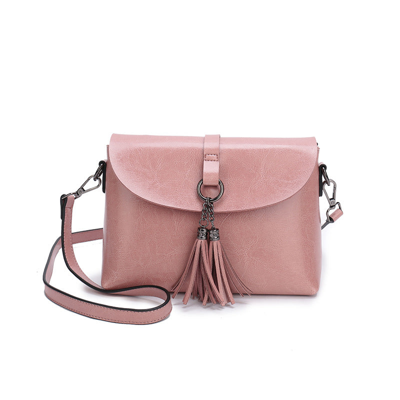 Tassel all-match single shoulder messenger bag