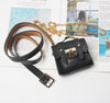 Vintage gold buckle lock buckle small bag