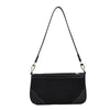 Frosted Color-blocking PU Small Square Long Zipper One-shoulder Messenger Bag