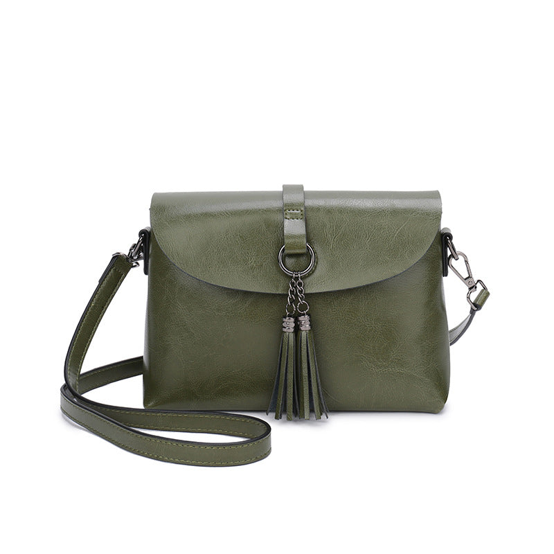 Tassel all-match single shoulder messenger bag