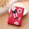 Cartoon Short Ladies Wallet Cute Cat Small   Money Clip Card Bag Coin Purse