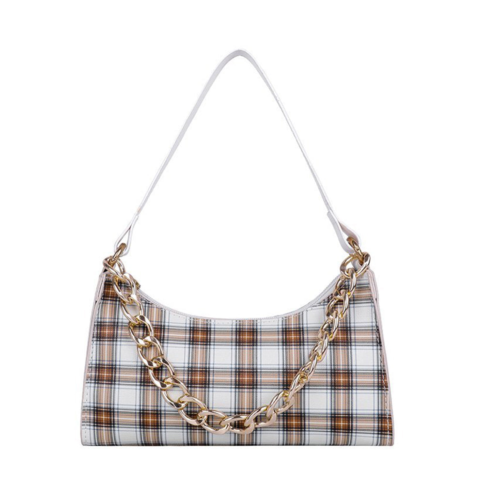 Acrylic chain shoulder bag