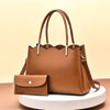 Simple Solid Color Handbag Large Capacity