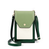 Contrast color vertical mobile phone bag