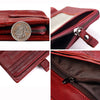 Leather Multi-function Zip Fastener Wallet