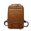 Pu backpack male large bag