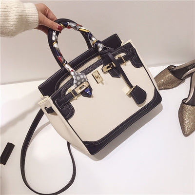 Locked vintage platinum bag