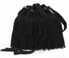 Women bag tassel bucket shoulder bag AliExpress foreign trade ladies bag Europe and the United States trend bucket bag