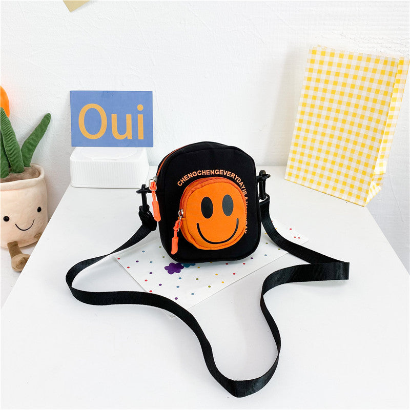 Children's Bag Smiley Face Messenger Bag