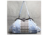 Light Blue Denim Butterfly Clip Diamond Crossbody Bag