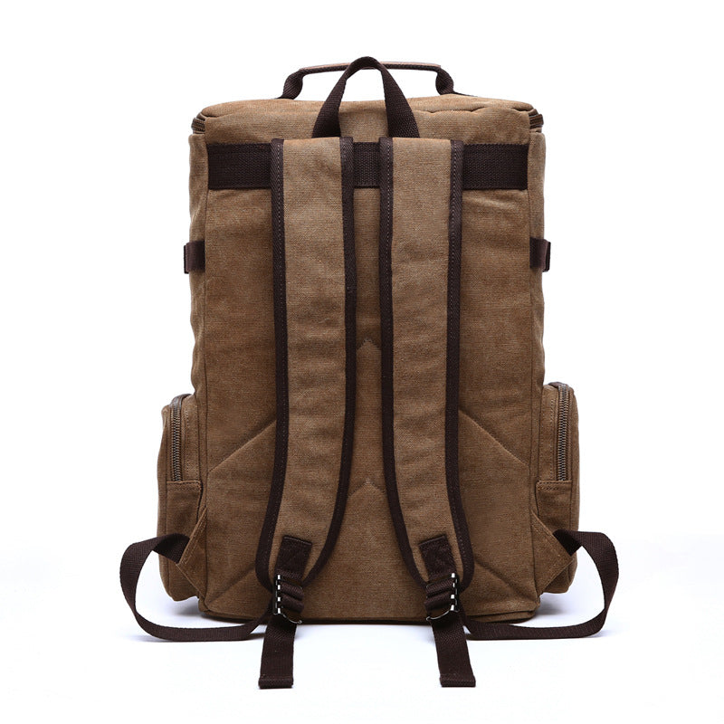 Canvas shoulder casual backpack