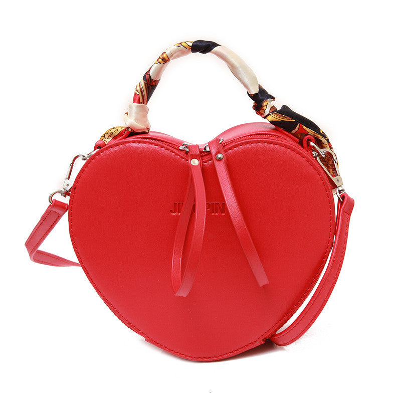 In The Autumn Of 2021 New Fashion Bags Handbag Shoulder Bag Peach Scarf Personality Satchel