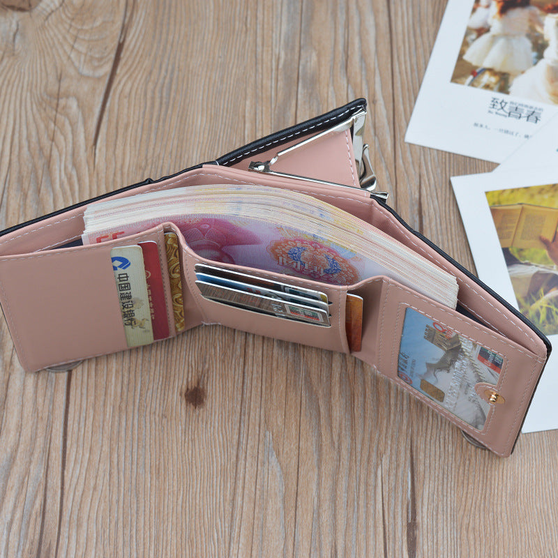 Fashion Vintage Ladies Mini Short Wallet