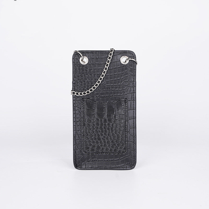 Leather Phone Bag Chain One-shoulder Diagonal Women's