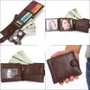 Top Layer Cowhide Clutch Bag Horizontal Style
