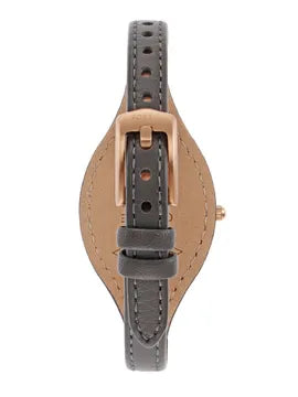 Fossil Carlie Eco Leather Strap Grey Dial Quartz ES5212 Women's Watch