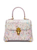 Women's Toe Layer Cowhide Fashion Snake Pattern Handbag