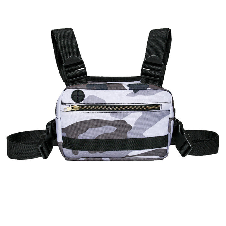 Outdoor Adjustable Chest Mobile Phone Storage Bag For Running