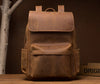 Source of Crazy Horse men backpack Europe Retro Leather cowhide leather luggage male Baotou Backpack Bag