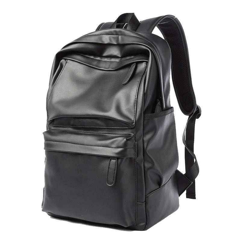 Men's Fashion Casual Solid Color Backpack