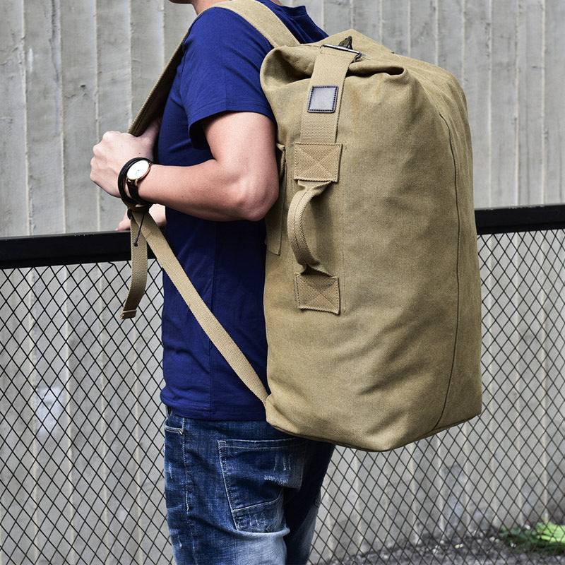 Are large travel backpack backpack men outdoor sports bag Canvas Shoulder Bag man