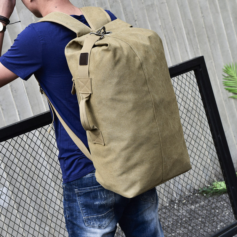 Are large travel backpack backpack men outdoor sports bag Canvas Shoulder Bag man