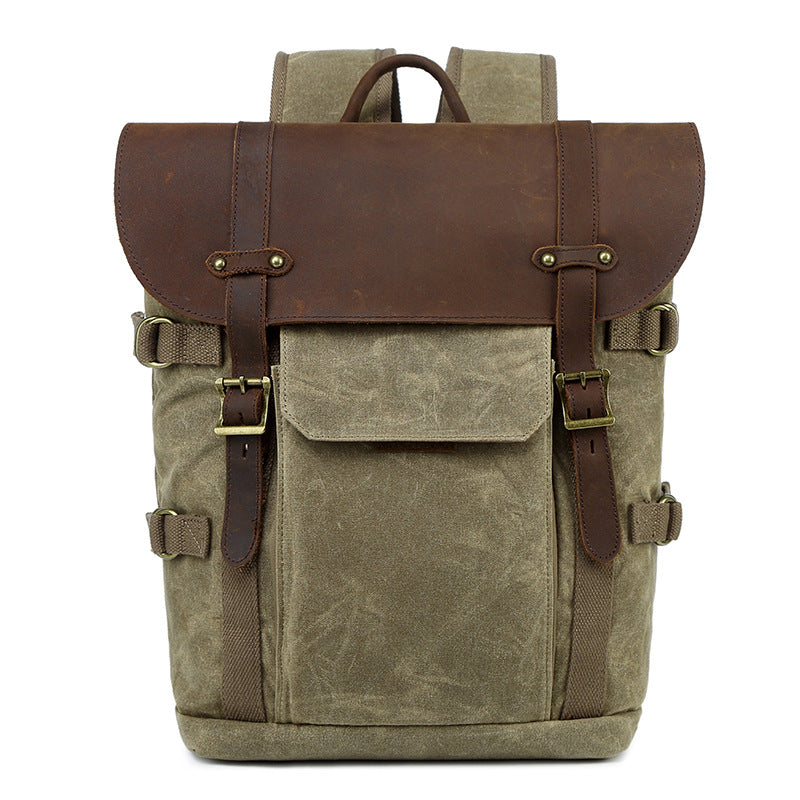 Crazy Horse Leather Camera Bag