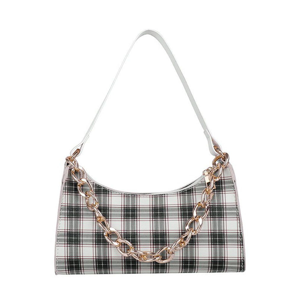 Acrylic chain shoulder bag