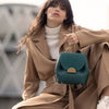 French Niche Design Chain Shoulder Messenger Bucket Bag