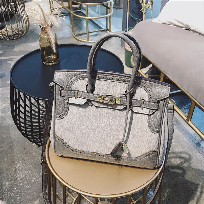 Locked vintage platinum bag