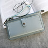 The new spring and summer 2021 women's long simple multifunctional hand clasp zipper zipper multi Card Wallet students