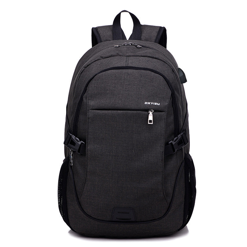 New fashion trend men's backpack, leisure business travel, computer backpack, junior high school schoolbag