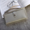 The new spring and summer 2021 women's long simple multifunctional hand clasp zipper zipper multi Card Wallet students