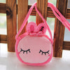 Panda Cat Rabbit Fluffy Baby Kid Kindergarten Cross-body Bag