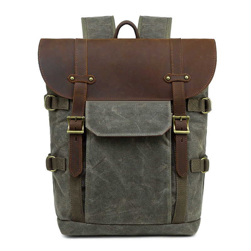 Crazy Horse Leather Camera Bag