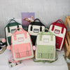 Five-piece fashion women's canvas bag