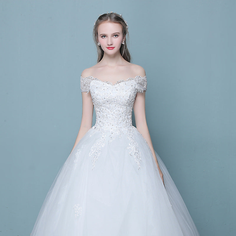 New style word wedding dress 2021