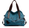 Canvas bag fashion lady shoulder bag graffiti printing bag female