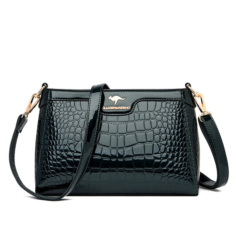 Cross Shoulder Bag Lady Patent Leather Mother