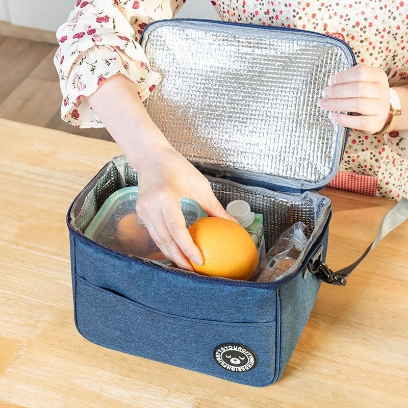 Lunch Box Tote Bag With Meal For Work