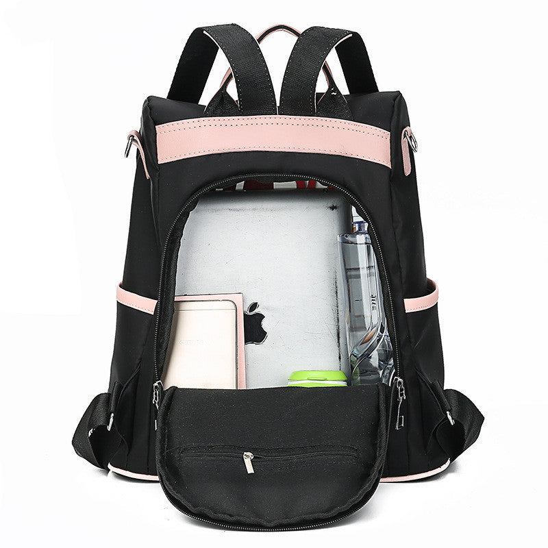 Oxford cloth waterproof ladies casual backpack