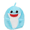 New cartoon boys and girls backpack shoulders cute plush preschool class pupils school bag