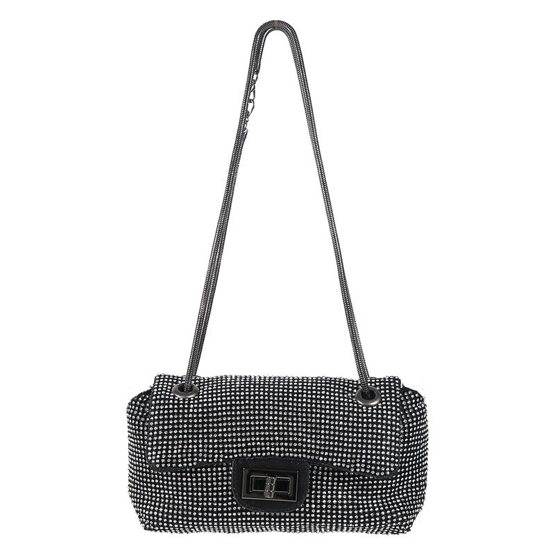 Women's Diamond Inlaid Dinner Shoulder Bag