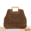 Fashion Bag Rattan Weaving Cross-body Single Shoulder Large Capacity Handbag