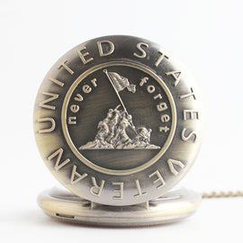 Limited Edition Commemorative Pocket Watch Flip Quartz Watch