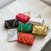 Rivet Chain Bag Textured Portable Shoulder Small
