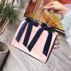 Korean style bow portable small square bag