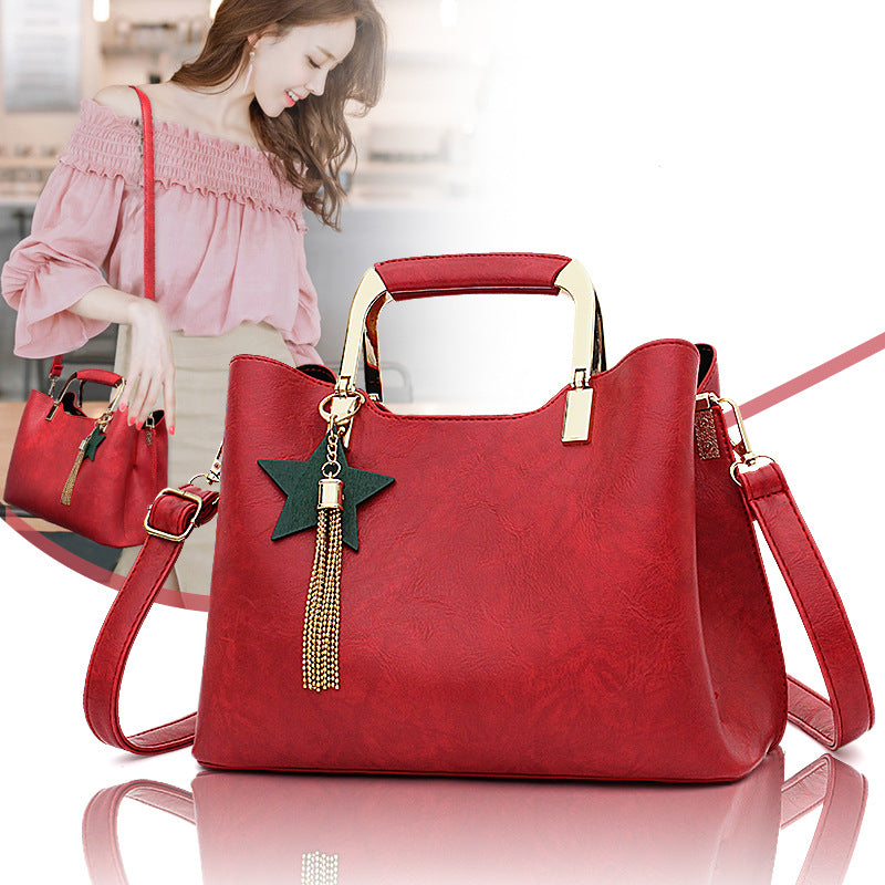 2021 new handbag Korean Fashion Shoulder Bag Messenger Bag Handbag tassel PU package factory direct sales