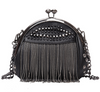 Studded tassel chain bag