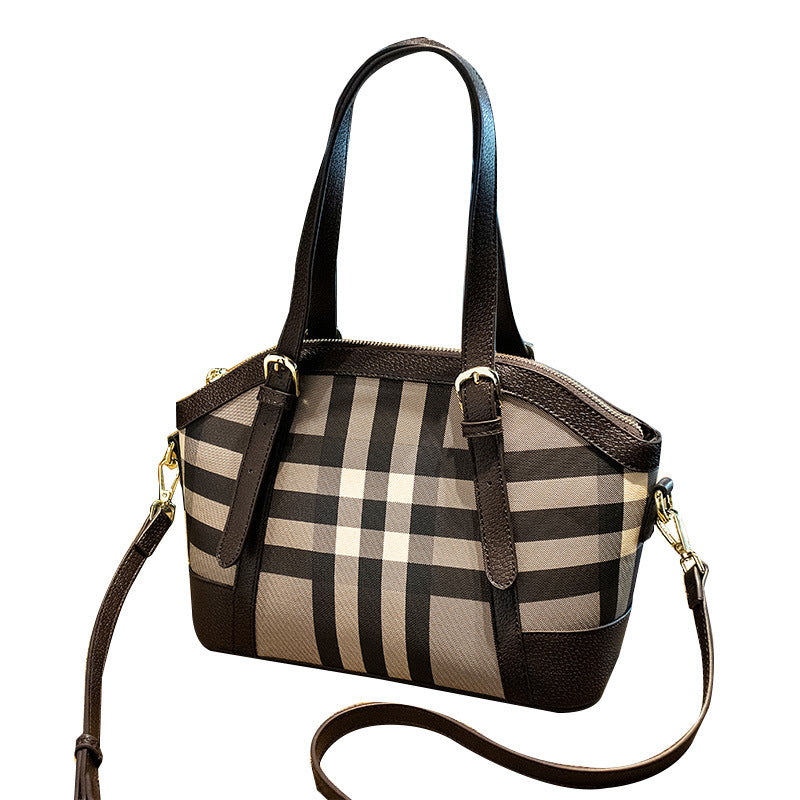 New Trend Ladies Plaid Shoulder Bag